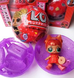 Кукла LOL Glitter Red в шарике (4-я Серия)
